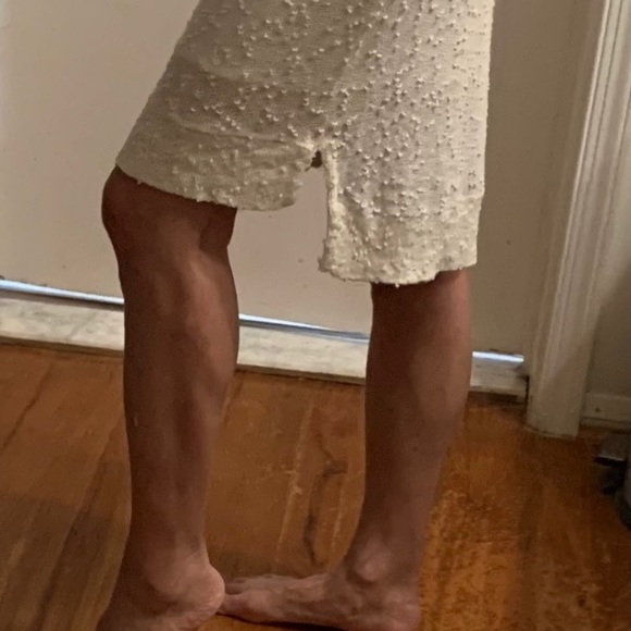 Rag & Bone Ivory White nubby textured tank dress. - Picture 8 of 12